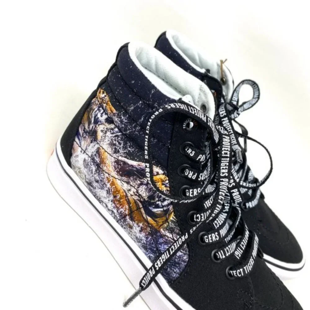 VANS SK8-HI Discovery Comfycush Shoes Womens Black Skate Canvas Size VN0A3WMB9EF - Picture 6 of 10